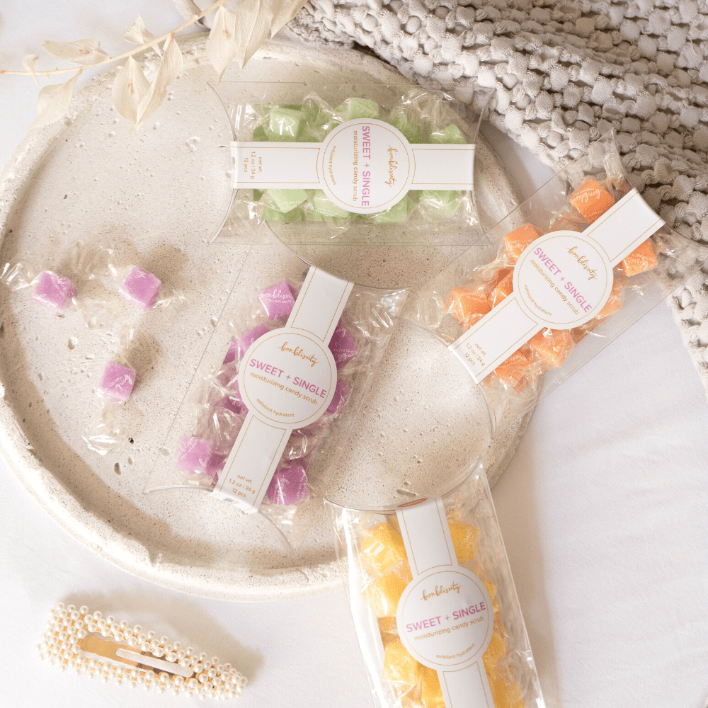 Mini Me Sugar Cube Candy Scrub - Sweet Satsuma - Pep & Punch