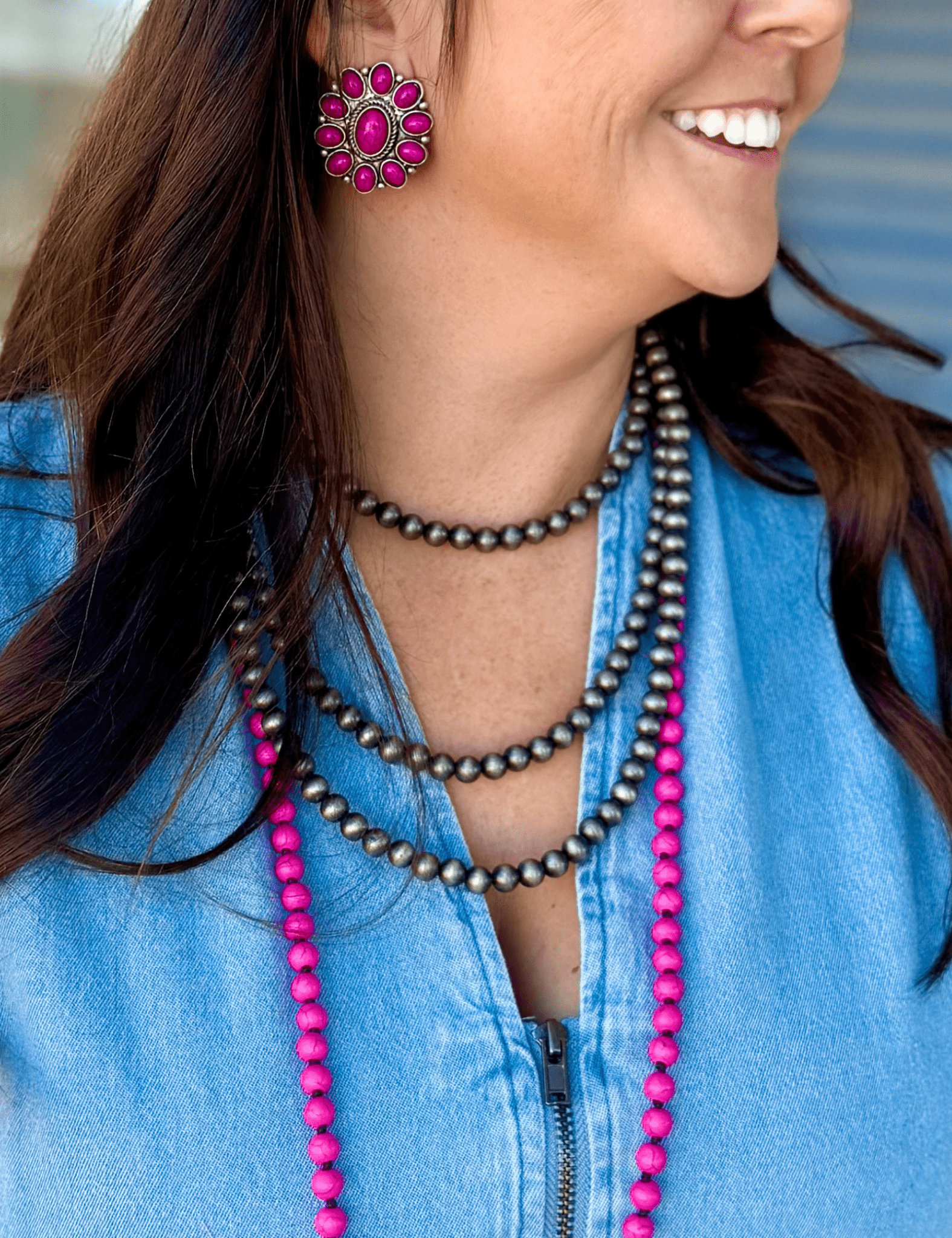 Navajo Pearl Necklace - Pep & Punch