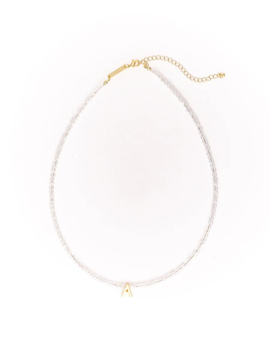 Paris Initial Necklace - Pep & Punch