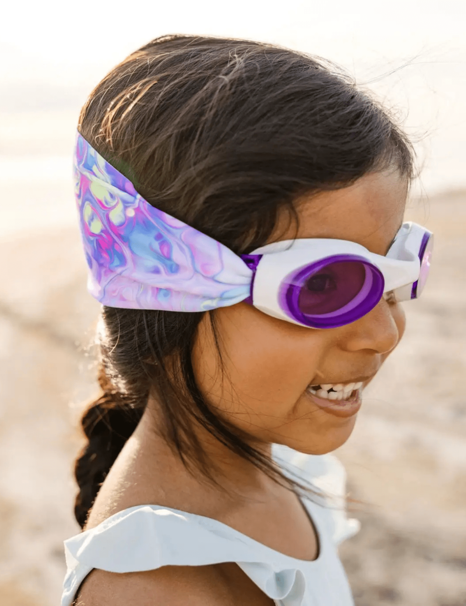 Pastel Swirl Swim Goggles - Pep & Punch