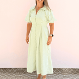 Pintuck Perfection Midi Dress - Pep & Punch