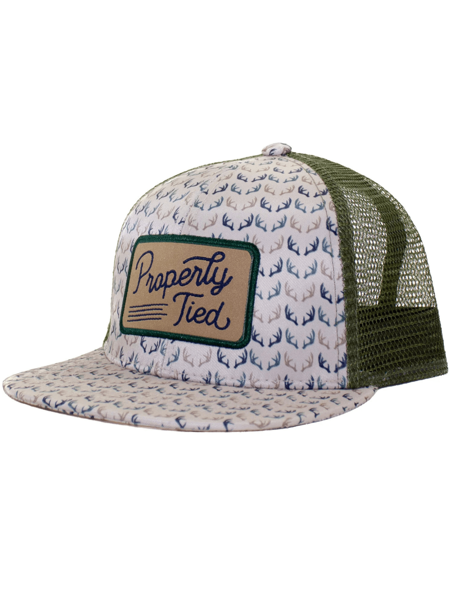 Properly Tied | Boys Sportsman Trucker Hat Antlers - Pep & Punch