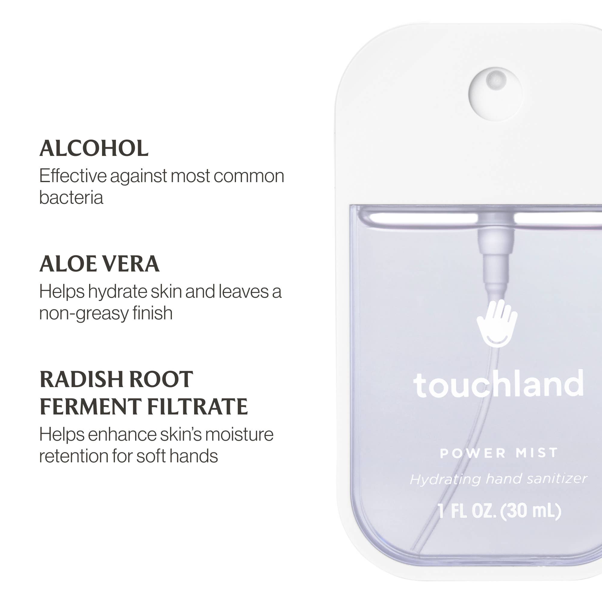 Rainwater Power Mist Hydrating Hand Sanitizer - Pep & Punch