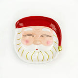 Red Santa Dessert Plate - Pep & Punch