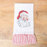 Santa Ruffle Hand Towel - Pep & Punch