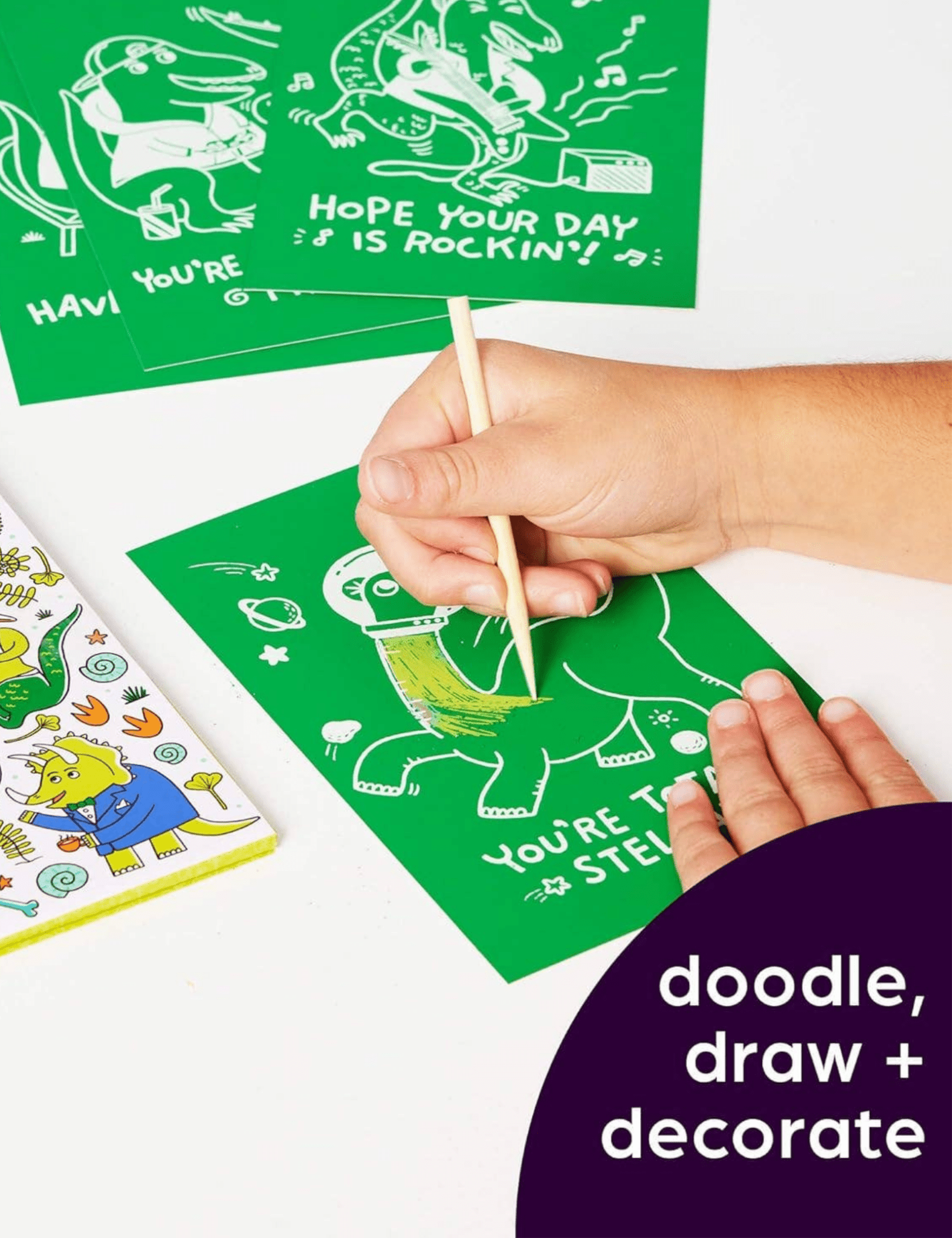 Scratch & Play Dinosaur Hidden Pictures Activity Book - Pep & Punch