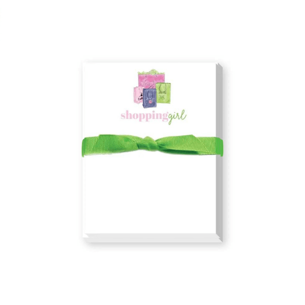 Shopping Girl Mini Notepad - Pep & Punch