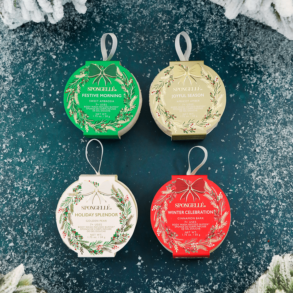 Spongelle | Holiday Wreath Body Buffer - Pep & Punch