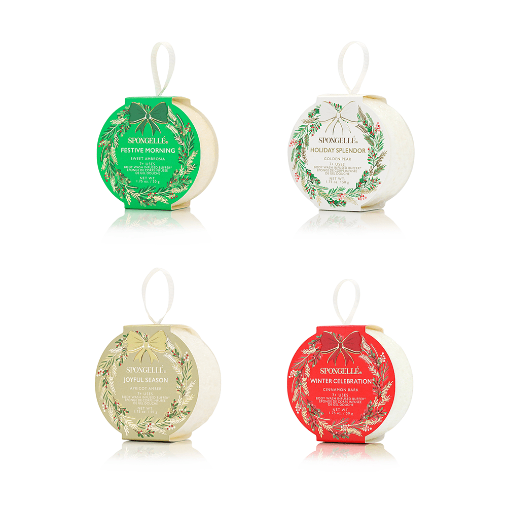 Spongelle | Holiday Wreath Body Buffer - Pep & Punch