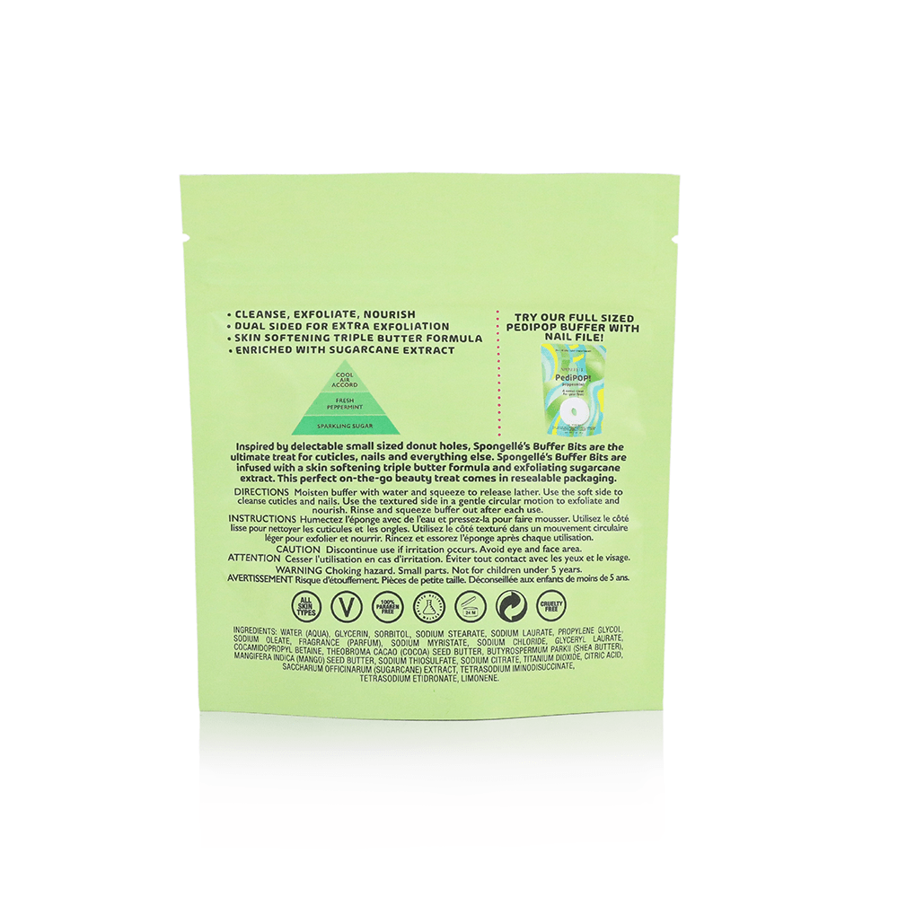 Spongelle | Peppermint PediPOP Buffer Bits - Pep & Punch