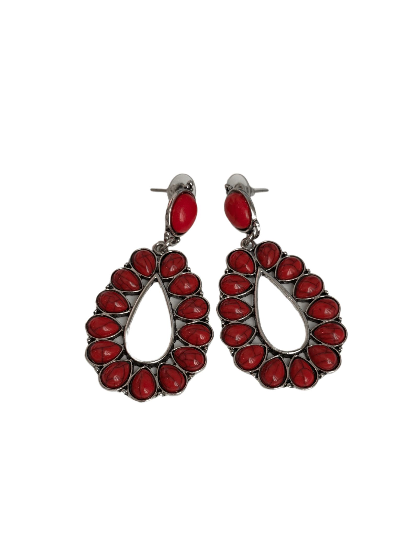 Stone Teardrop Earrings - Pep & Punch