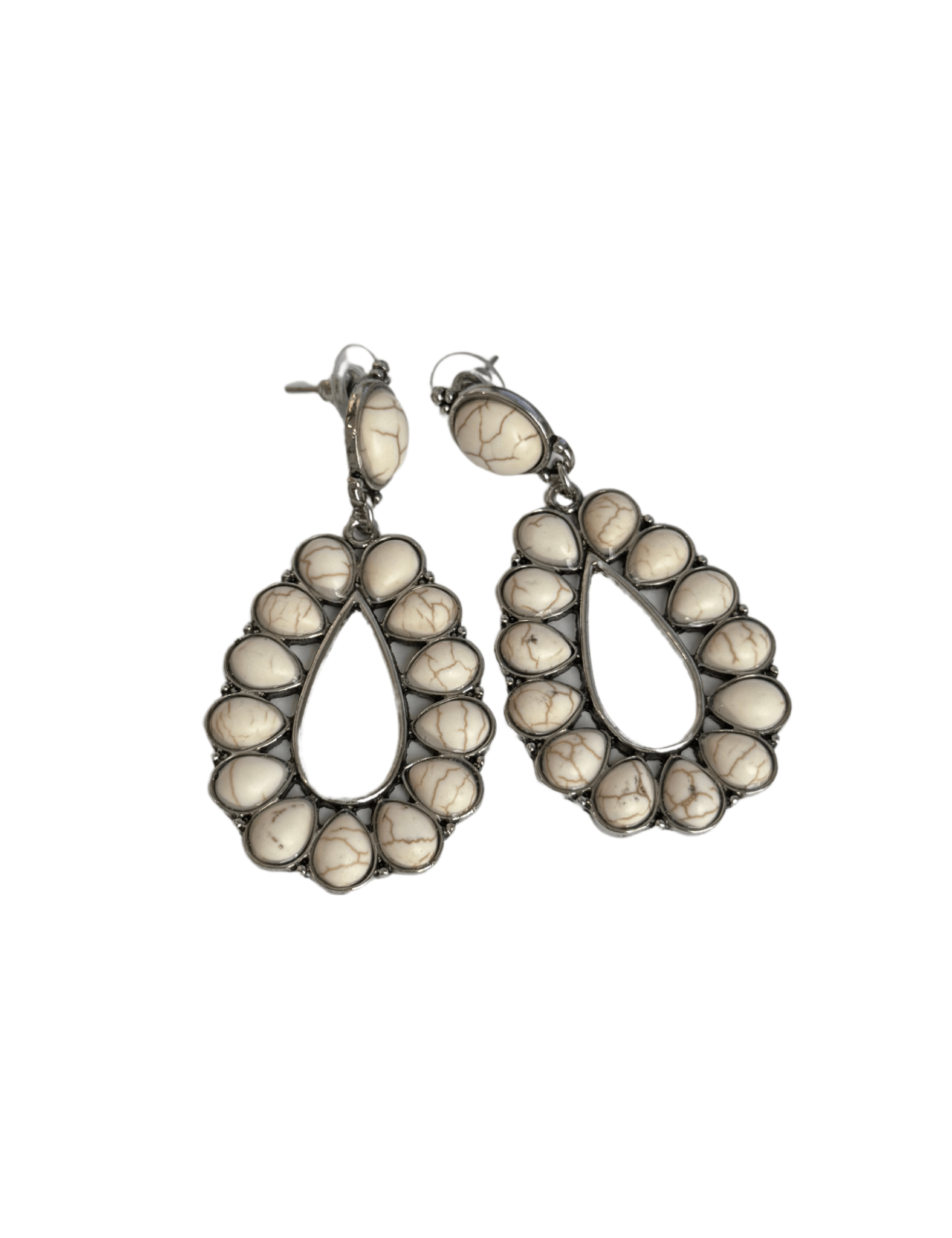 Stone Teardrop Earrings - Pep & Punch