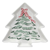 Stoneware Tree Shaped Plate - Pep & Punch