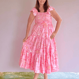 Sunset Toile Midi Dress - Pep & Punch