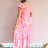 Sunset Toile Midi Dress - Pep & Punch