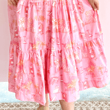 Sunset Toile Midi Dress - Pep & Punch