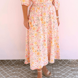 Tara Floral Midi Skirt - Pep & Punch