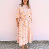 Tara Floral Midi Skirt - Pep & Punch