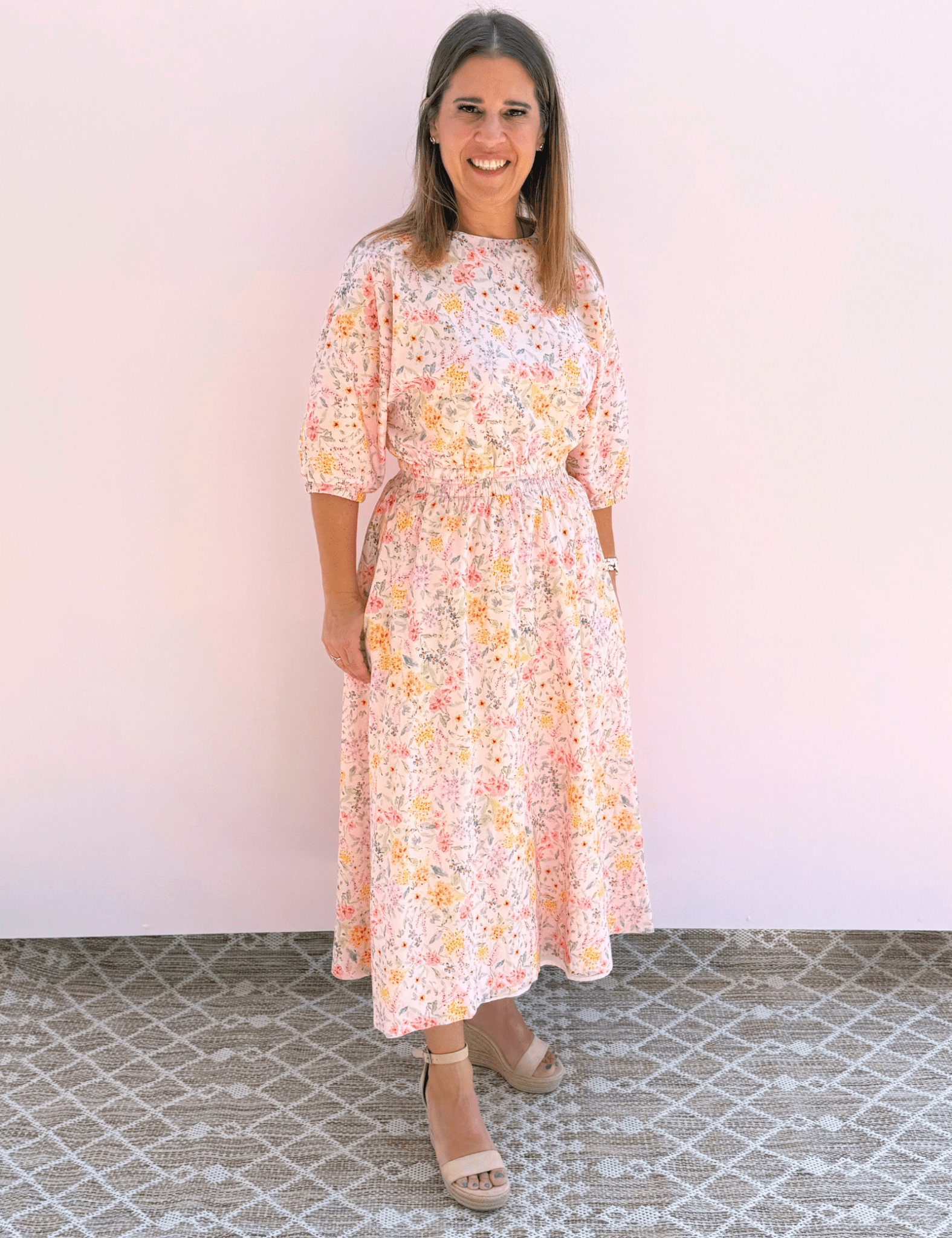 Tara Floral Midi Skirt - Pep & Punch