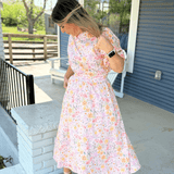 Tara Floral Midi Skirt - Pep & Punch