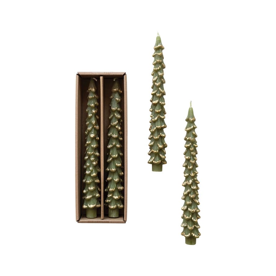Tree Shaped Taper Candle Set - Pep & Punch