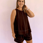 Trish Tailored Top - Pep & Punch