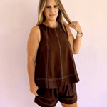 Trish Tailored Top - Pep & Punch