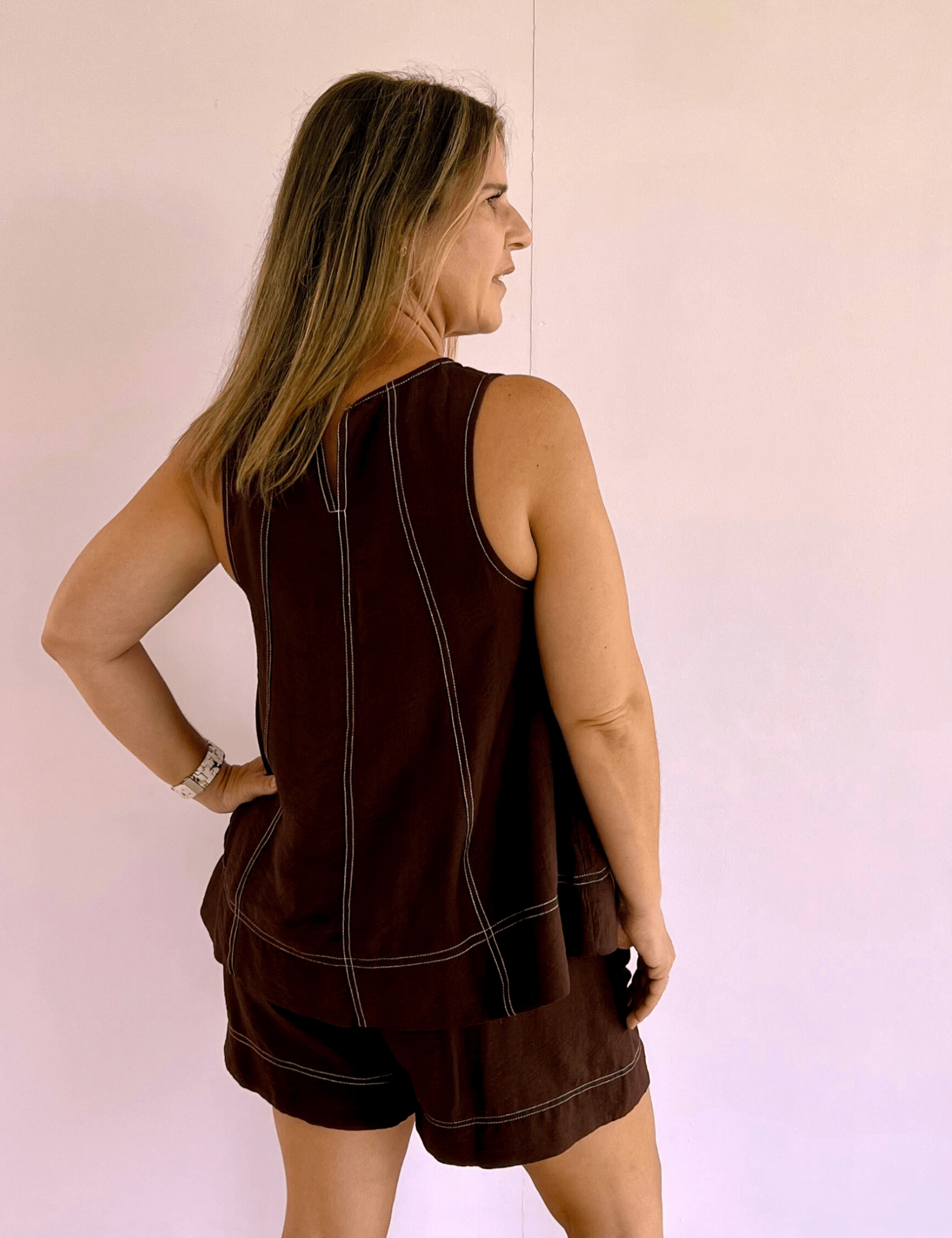 Trish Tailored Top - Pep & Punch
