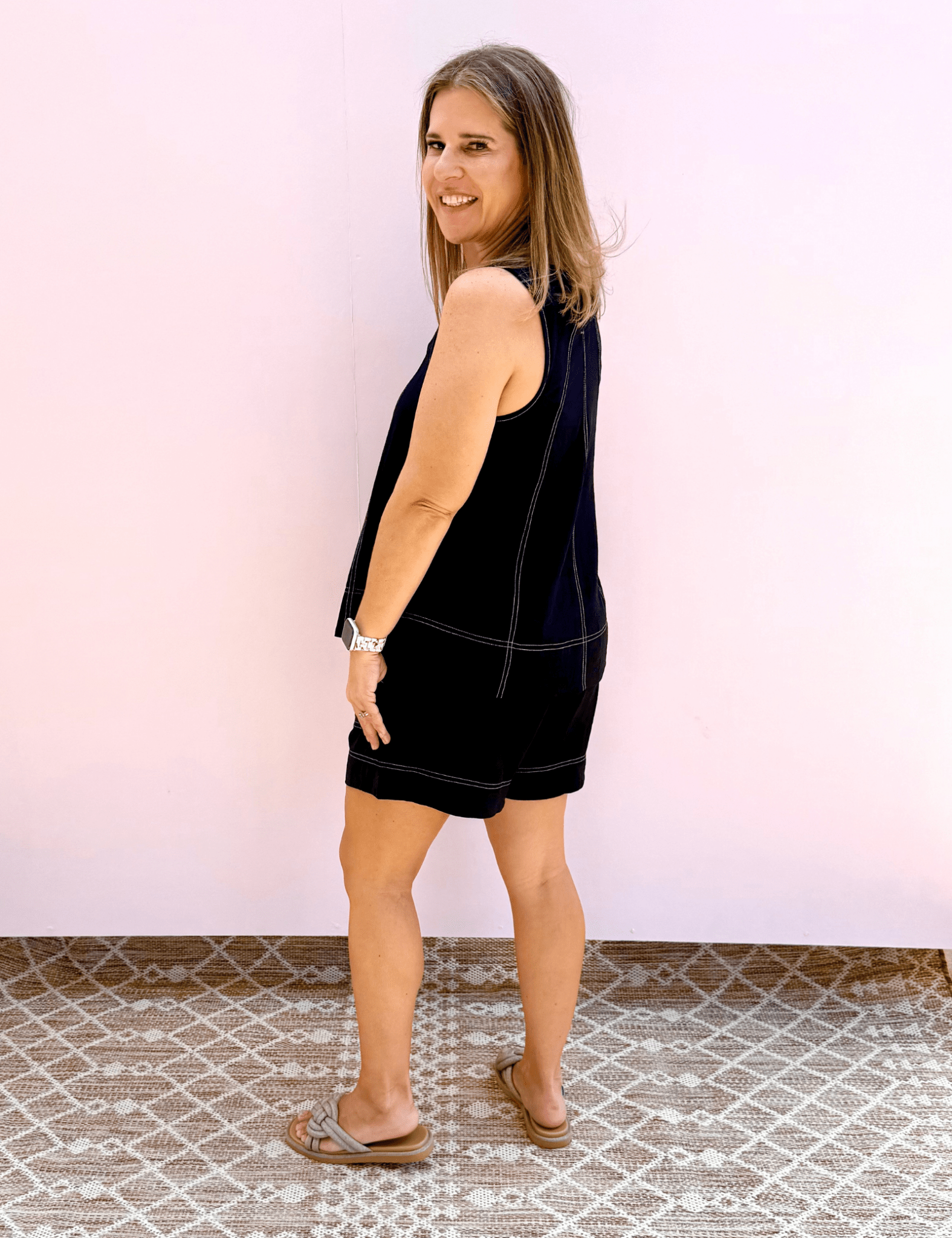 Trish Tailored Twist Shorts - Pep & Punch