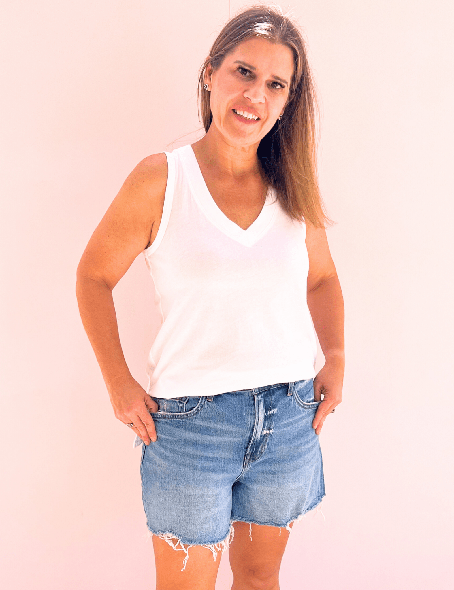 Vervet | Rebecca Distressed Shorts - Pep & Punch