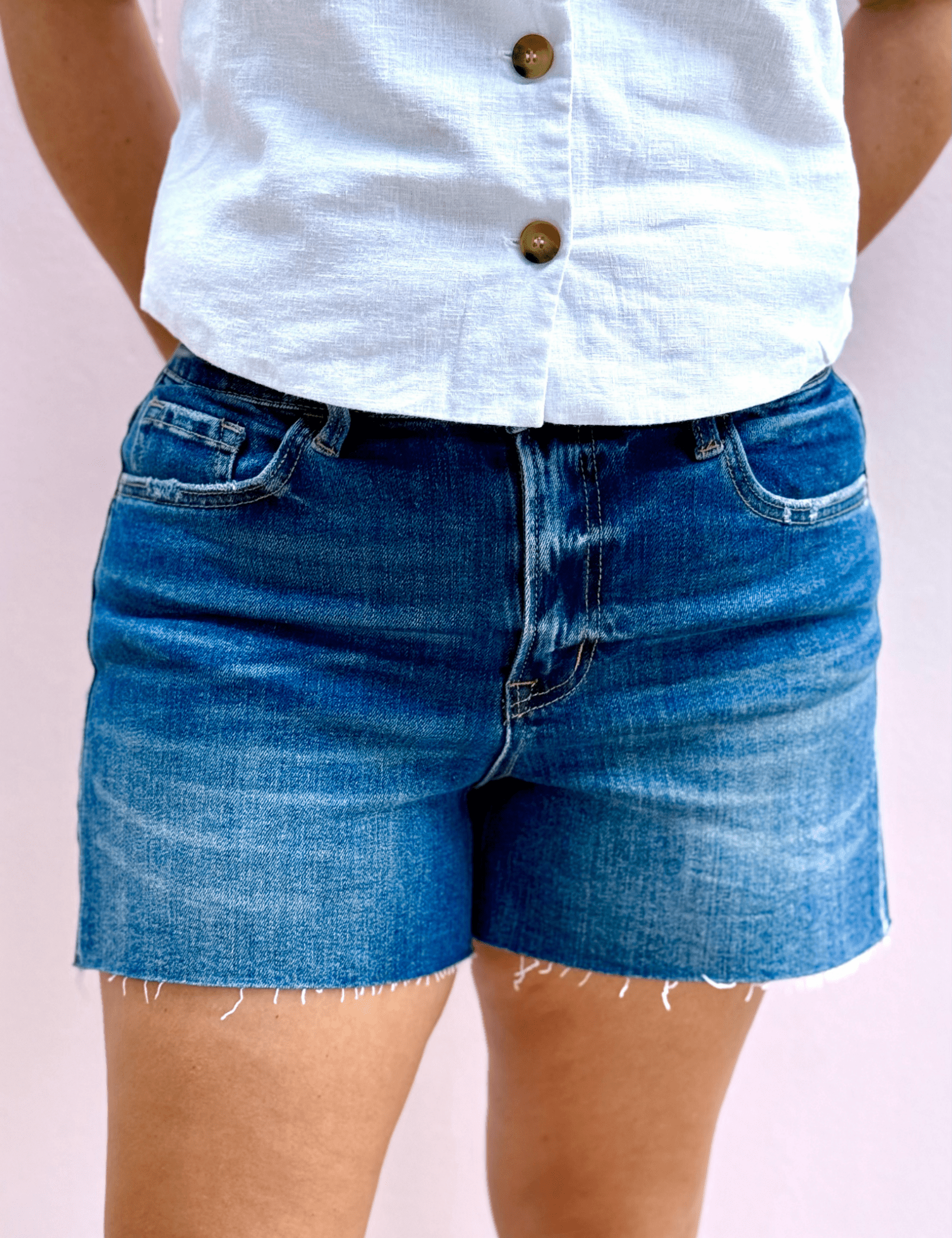 Vervet | Rebecca High Rise Shorts - Pep & Punch