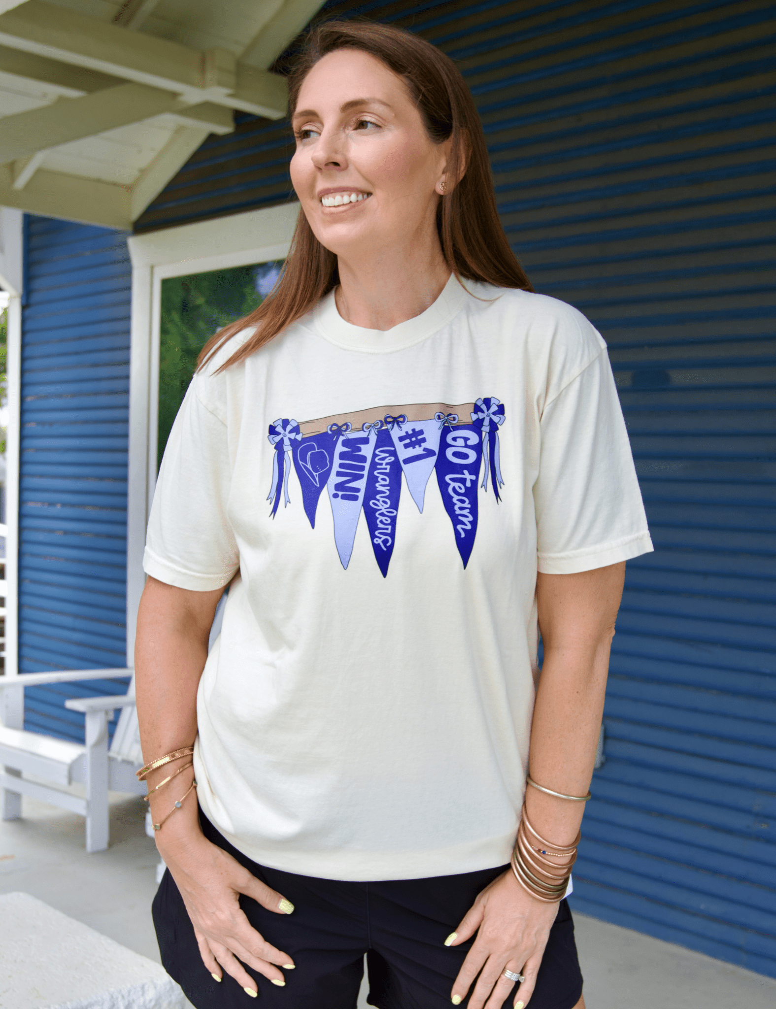 Wranglers Banners and Bows Tee - Pep & Punch