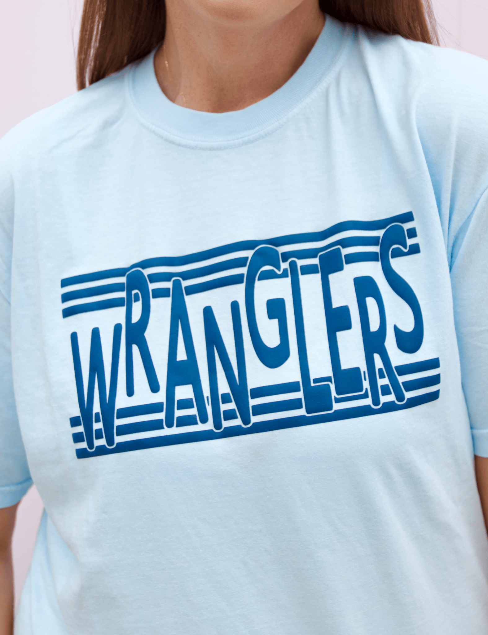Wranglers Tee | Navy Puff - Pep & Punch