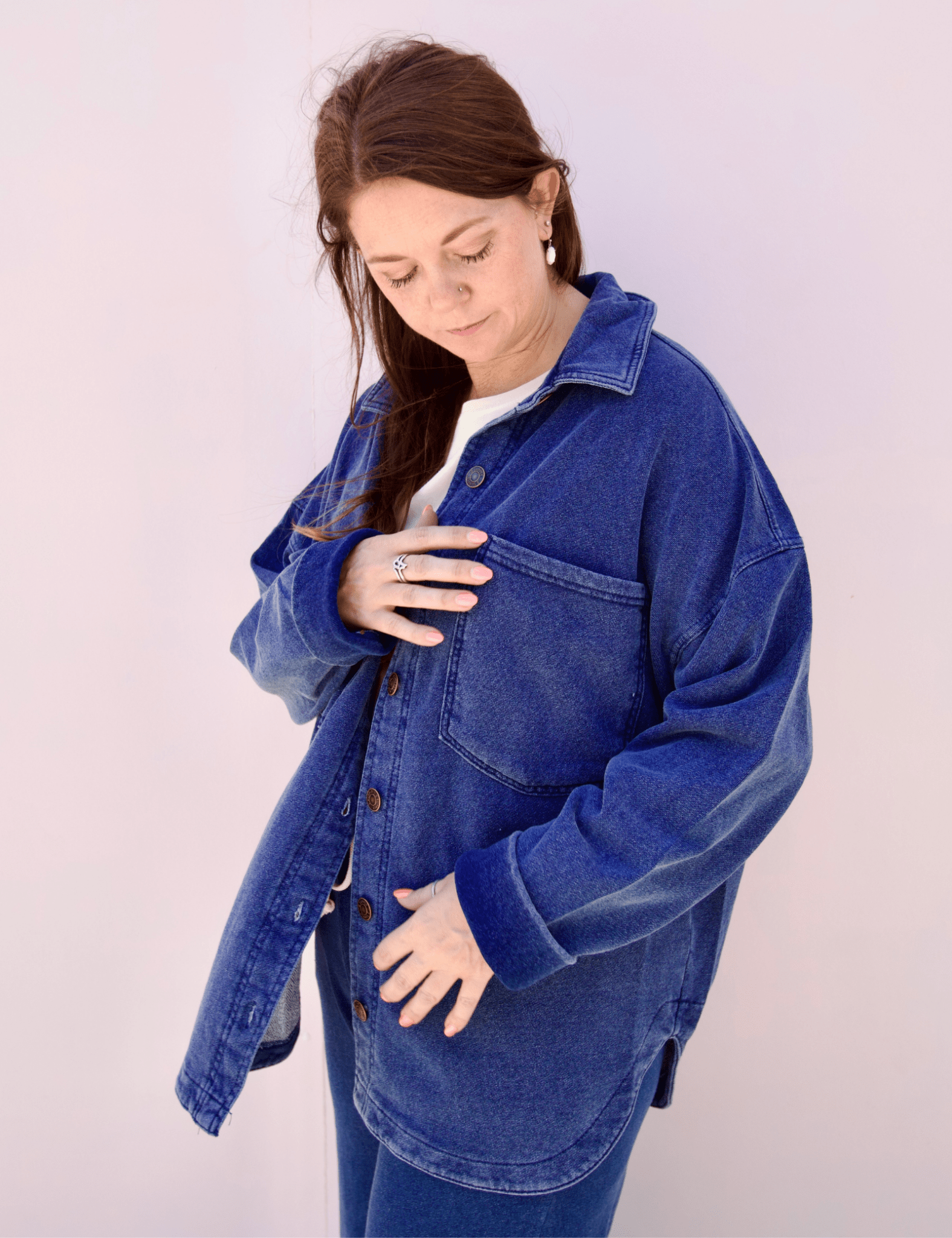 Z Supply | All Day Knit Denim Jacket - Pep & Punch