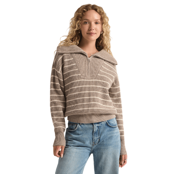 Z Supply Villa Half Zip Sweater - Pep & Punch