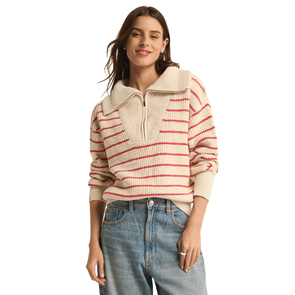 Z Supply Villa Half Zip Sweater - Pep & Punch