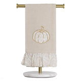 Dutton Pumpkin Ruffle Hand Towel