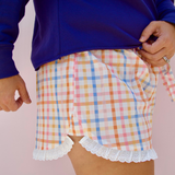 Brunch Club Gingham Boxer Shorts