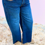 KUT | Meg High Rise Fab Ab Wide Leg Denim