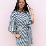 Airy Allure Mini Shirt Dress - Pep & Punch