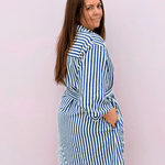 Airy Allure Mini Shirt Dress - Pep & Punch