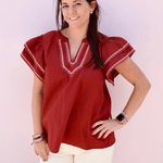 Aster Short Sleeve Top - Pep & Punch