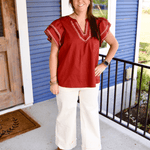 Aster Short Sleeve Top - Pep & Punch