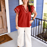 Aster Short Sleeve Top - Pep & Punch