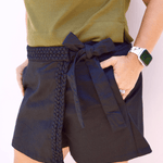 Back To Chic Wrap Skort - Pep & Punch