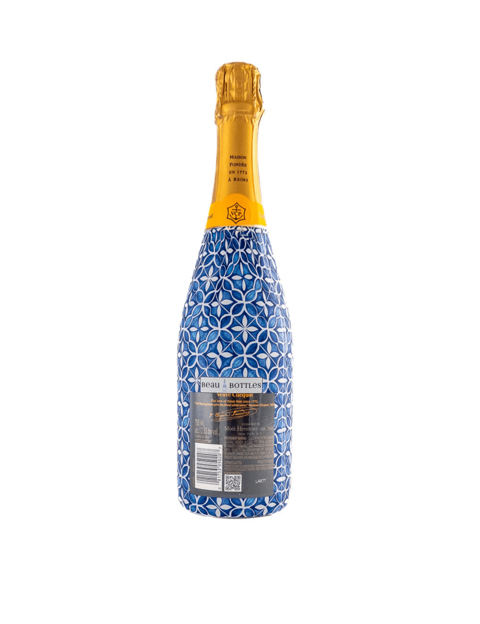 Beau Bottles | Andalusian Tile - Veuve - Pep & Punch