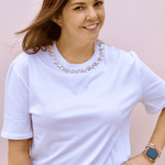 Beth Embellished Tshirt - Pep & Punch