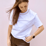 Beth Embellished Tshirt - Pep & Punch