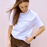 Beth Embellished Tshirt - Pep & Punch