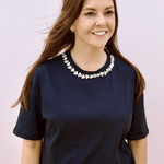 Beth Embellished Tshirt - Pep & Punch